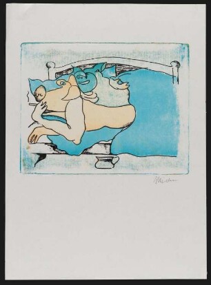 Druck des Künstlers Artur Märchen, o.T.
