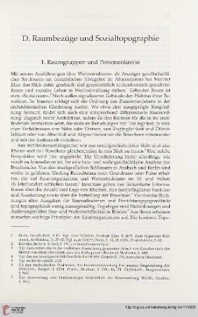 1. Raumgruppen und Personenkreise