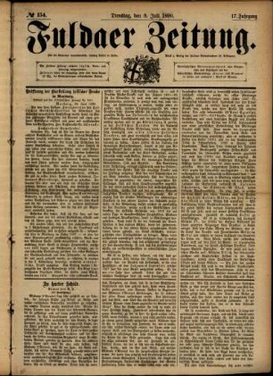 Ausgabe vom Dienstag, den 08. Juli 1890.