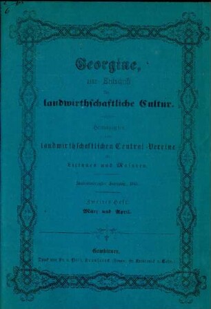 Zweiundvierzigster Jahrgang, 1865. Zweites Heft: März und April.
