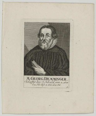 Bildnis des Georg Demminger