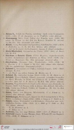 [Abbas-Zwingli] (Nr. 1 - 5948)