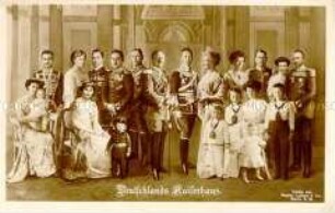 Wilhelm II. und Auguste Viktoria im Kreise der Familie