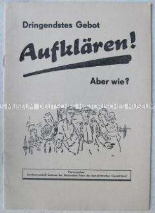 Anleitung für Propagandisten der Nationalen Front zur Volkskammerwahl