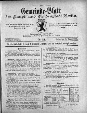 1909,33: No. 33, 15. August 1909