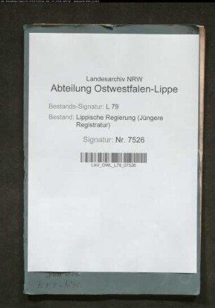 Weg Hörstmar - Laubke