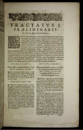 Tractatus I. Praeliminaris. - TractatusXIII.