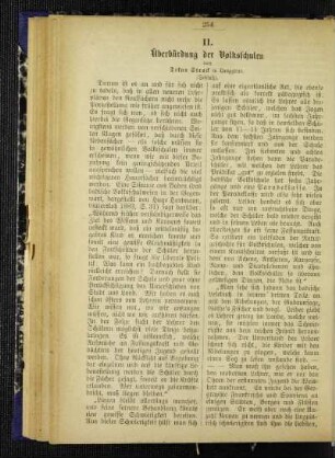 Überbürdung der Volksschulen : (Schluß)