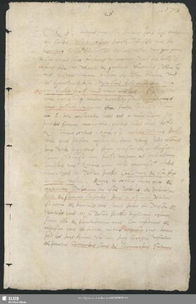 S. 173-174: Eigenhändiger Brief Martin Luthers an Anton Lauterbach