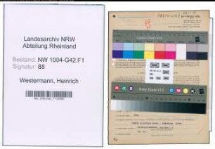 Entnazifizierung Heinrich Westermann , geb. 04.07.1902 (Vorarbeiter)