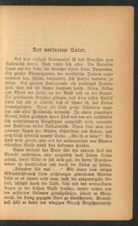 Der verlorene Vater