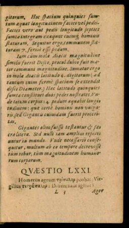 Quaestio LXXI. - Quaestio LXXX.