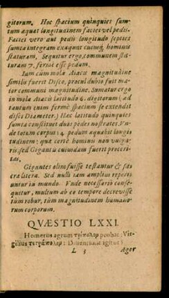 Quaestio LXXI. - Quaestio LXXX.