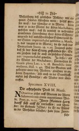 22-32, Specimen XCVIII - XXIII