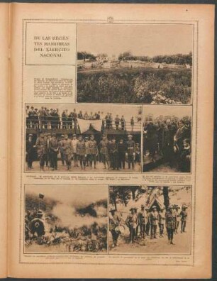 De las recientes maniobras del Ejército Nacional