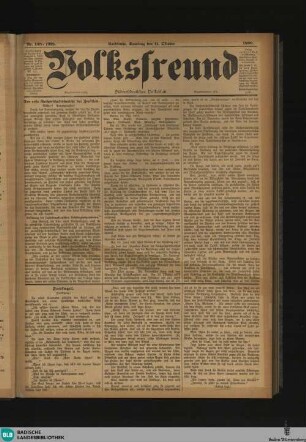 Der Volksfreund : südwestdeutsches Volksblatt ; [...] ; Karlsruher Ausgabe, (29=No. 148a)