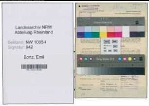 Entnazifizierung Emil Bortz , geb. 02.08.1912 (Lohnbuchhalter)