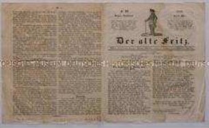 Der alte Fritz. Erfurt, 3. Mai 1856, Nr. 18