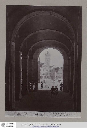 Ansicht des Marktplatzes
