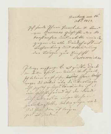 Brief von Paul Oesterreicher an Joseph Heller