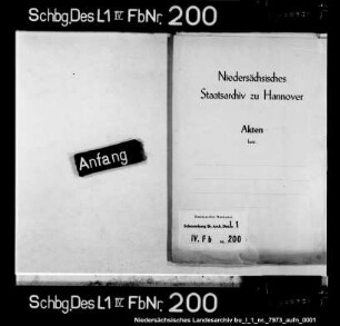 Nachlaß des verstorbenen Kirchherrn zu Petzen