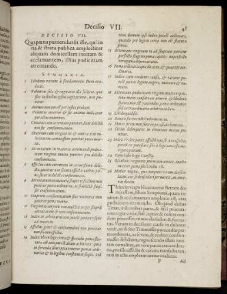 Decisio VII. - Decisio XV.