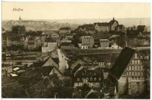 Meißen. Blick über die Altstadt nach Meißen Rechts