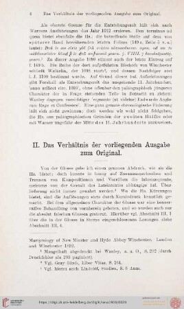 II. Das Verhältnis der vorliegenden Ausgabe zum Original
