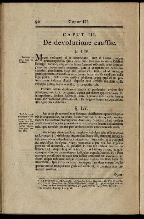 Caput III. De devolutione caussae.