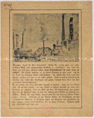 Flugschrift aus dem 1. Weltkrieg