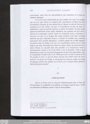 IV. Demographie