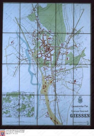 Stadtplan von Gießen