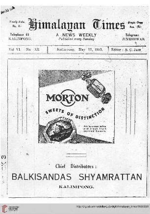 No. XL (17 May 1953)