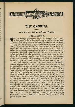 119-152, Die Taten der deutschen Flotte