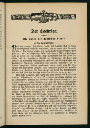119-152, Die Taten der deutschen Flotte