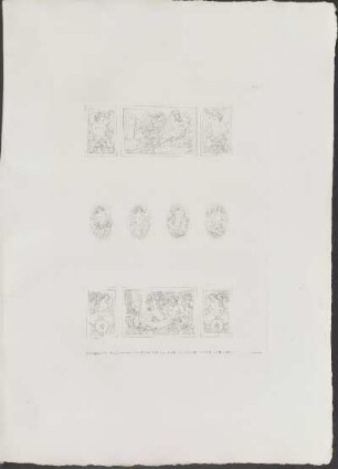 Pl. 31. Bas-Reliefs De La Grande Fontaine Sur La Place De La Cathédrale A Messine.