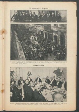 El homenaje a España