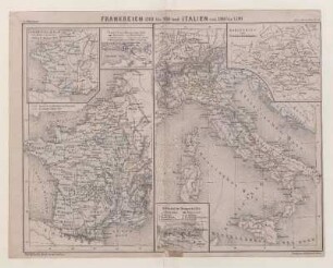 Frankreich 1360 bis 1610 und Italien von 1300 bis 1500