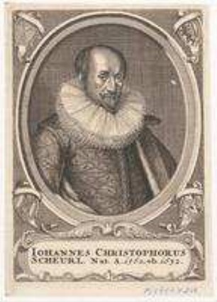 Johann (= Hans) Christoph Scheurl; geb. 1562; gest. 1632
