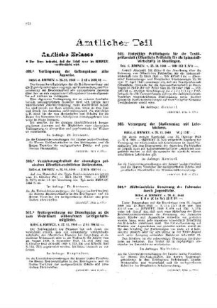 Versorgung der Studierenden mit Lehrbüchern : [Amtliche Erlasse] ; [Amtlicher Teil]