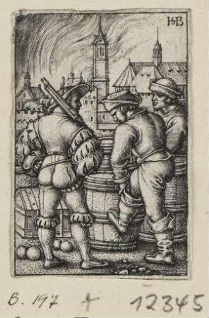 Schildwache bei den Pulverfässern