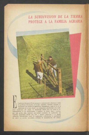 La subdivisión de la tierra protege a la familia agraria
