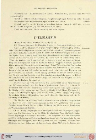 ⟦Diedelsheim⟧