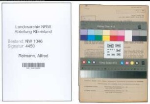 Entnazifizierung Alfred Reimann , geb. 04.07.1909 (Kaufmaennischer Angestellter)