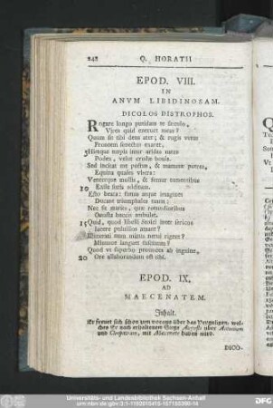 Epod. IX. Ad Maecenatem.