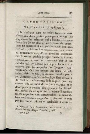Ordre Troisième. Testacées (Coquillages).