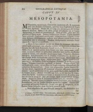 Caput XV. De Mesopotamia