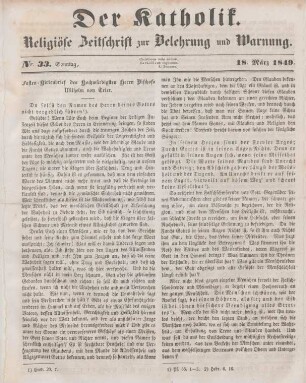 129-130 Fasten-Hirtenbrief des Hochwürdigsten Herrn Bischofs Wilhelm von Trier