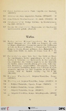 Waffen (Nr. 736-783)