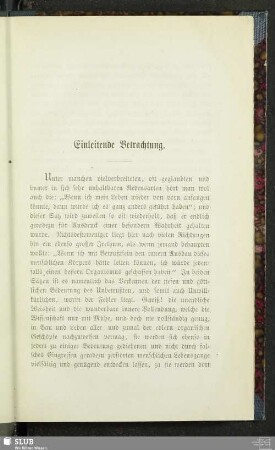 Einleitende Betrachtung